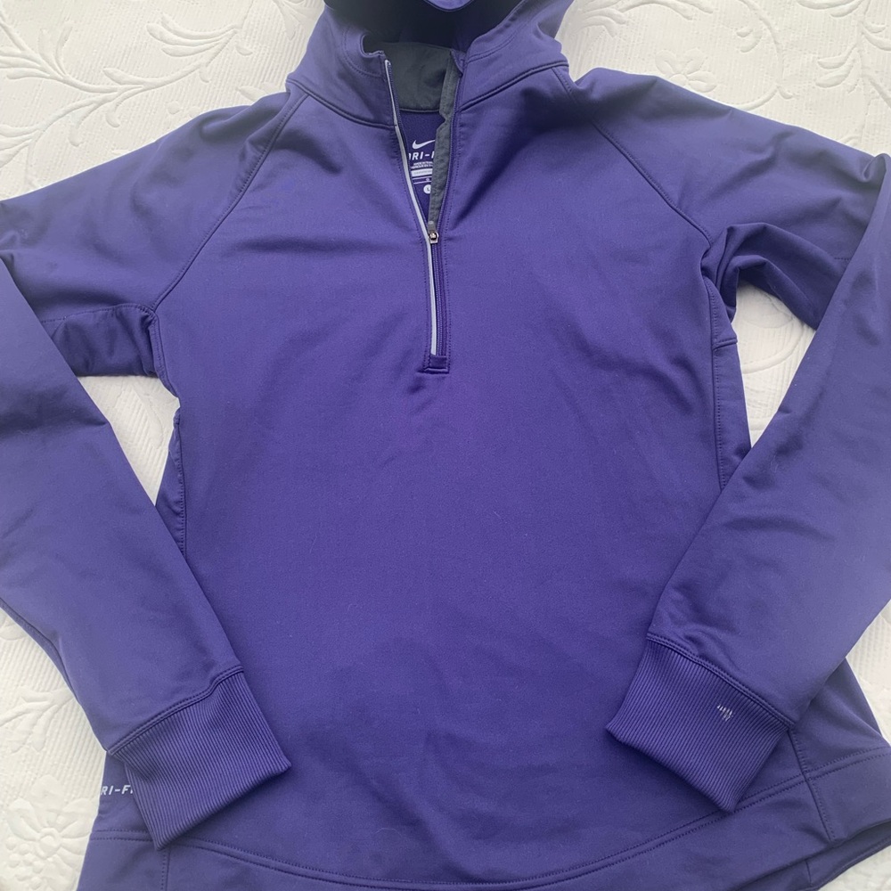 NIKE Purple Half-Zip Pullover